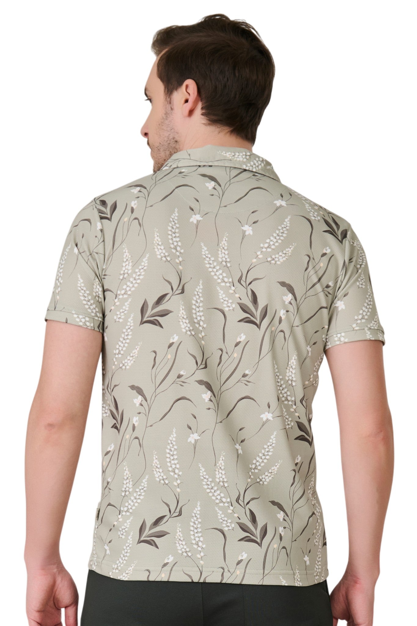 Buy Pista Floral Polo Online Shopping view 2
