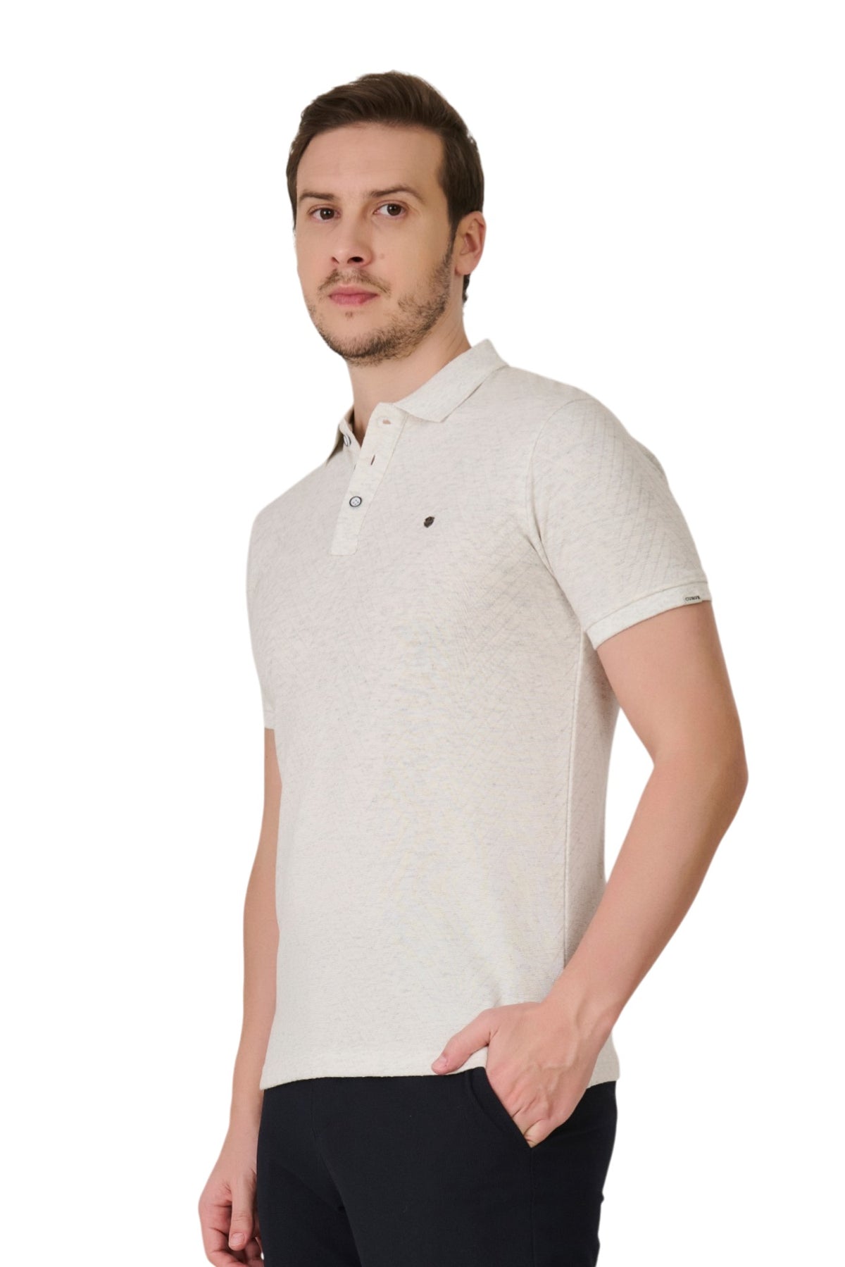 Buy Snowmil Chevron Polo T-Shirt Online Shopping view 3