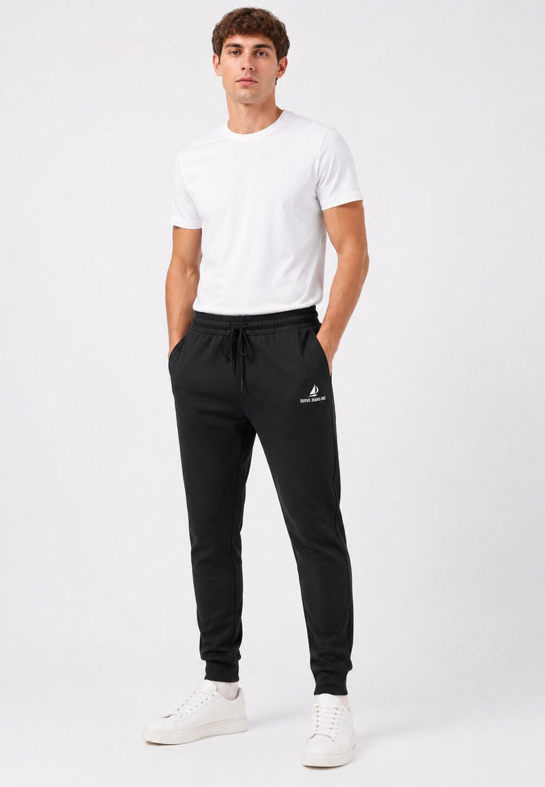 Black Logo Trackpants