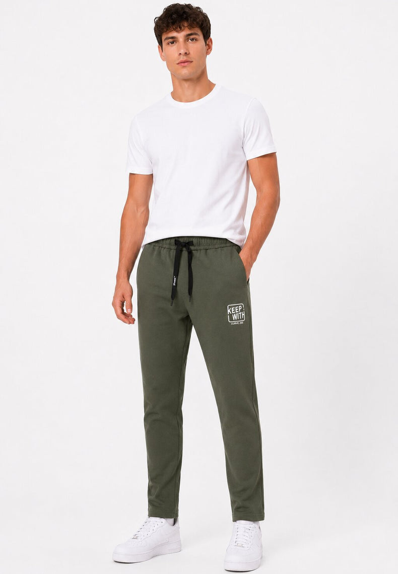 Olive Keep With Trackpants