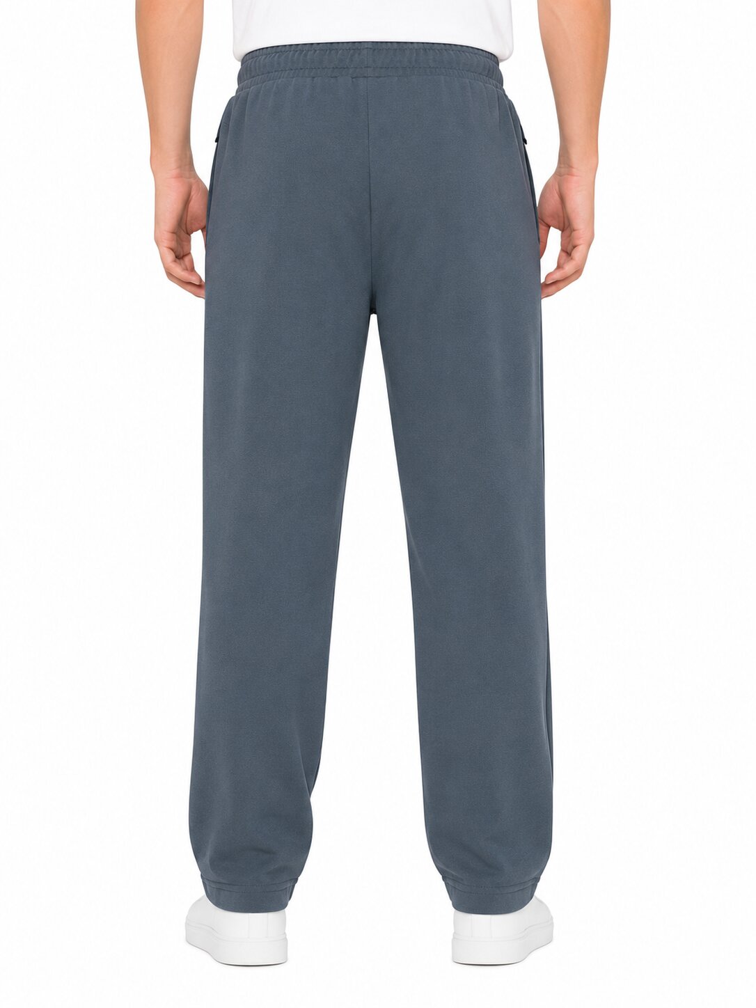 Buy Grey Casual Trackpants Online Shopping view 2