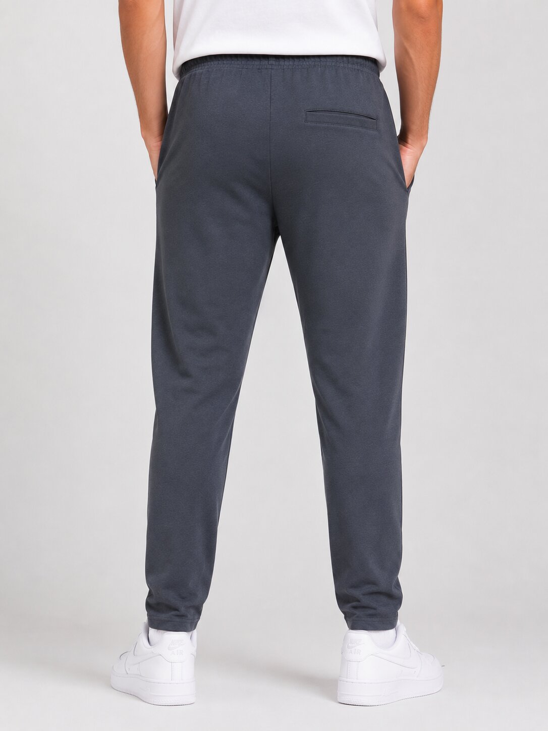 Buy Dark Grey Graphic Jogger Trackpants Online Shopping view 3