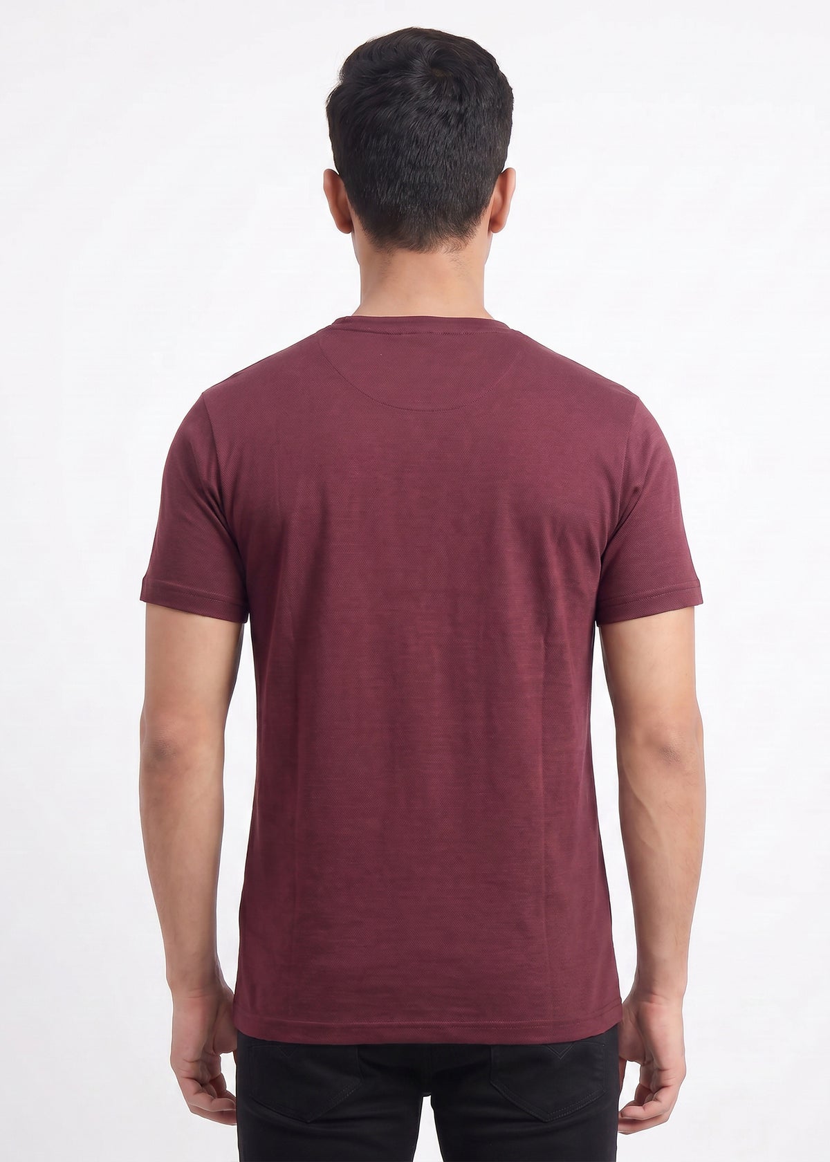 Buy Wine Abstract Graphic T-Shirt Online Shopping view 2