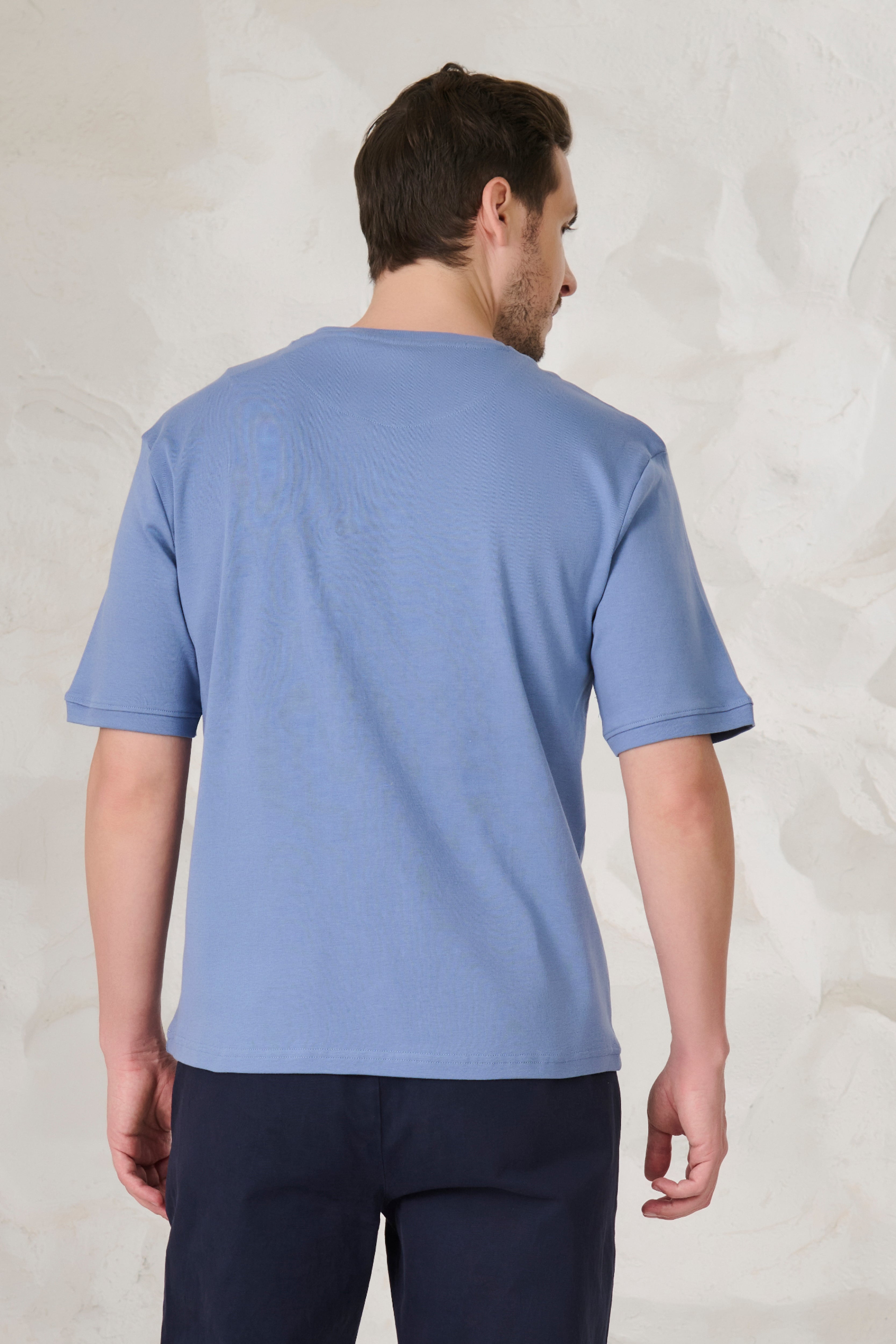 Buy Play Harder Graphics Oversized T-Shirt - Cool Gray Online Shopping view 3