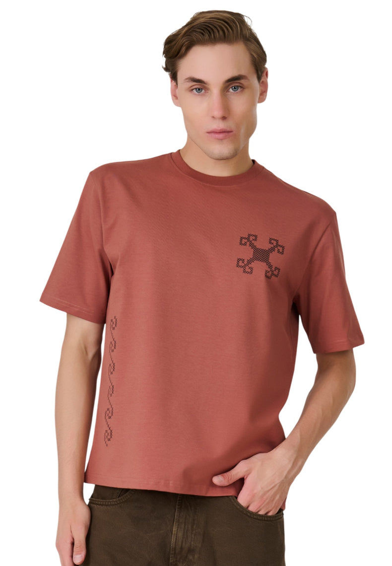 Rust Graphic Crew T-Shirt