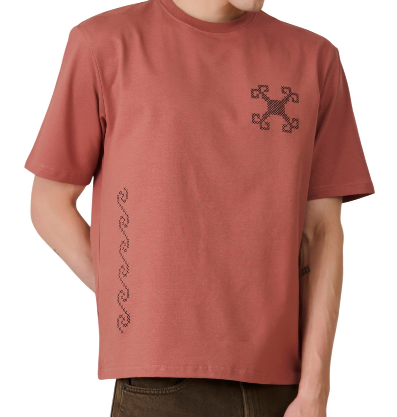 Rust Graphic Crew T-Shirt