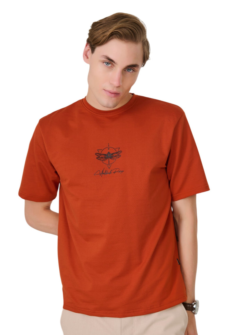 Rust Dragonfly Graphic T-Shirt