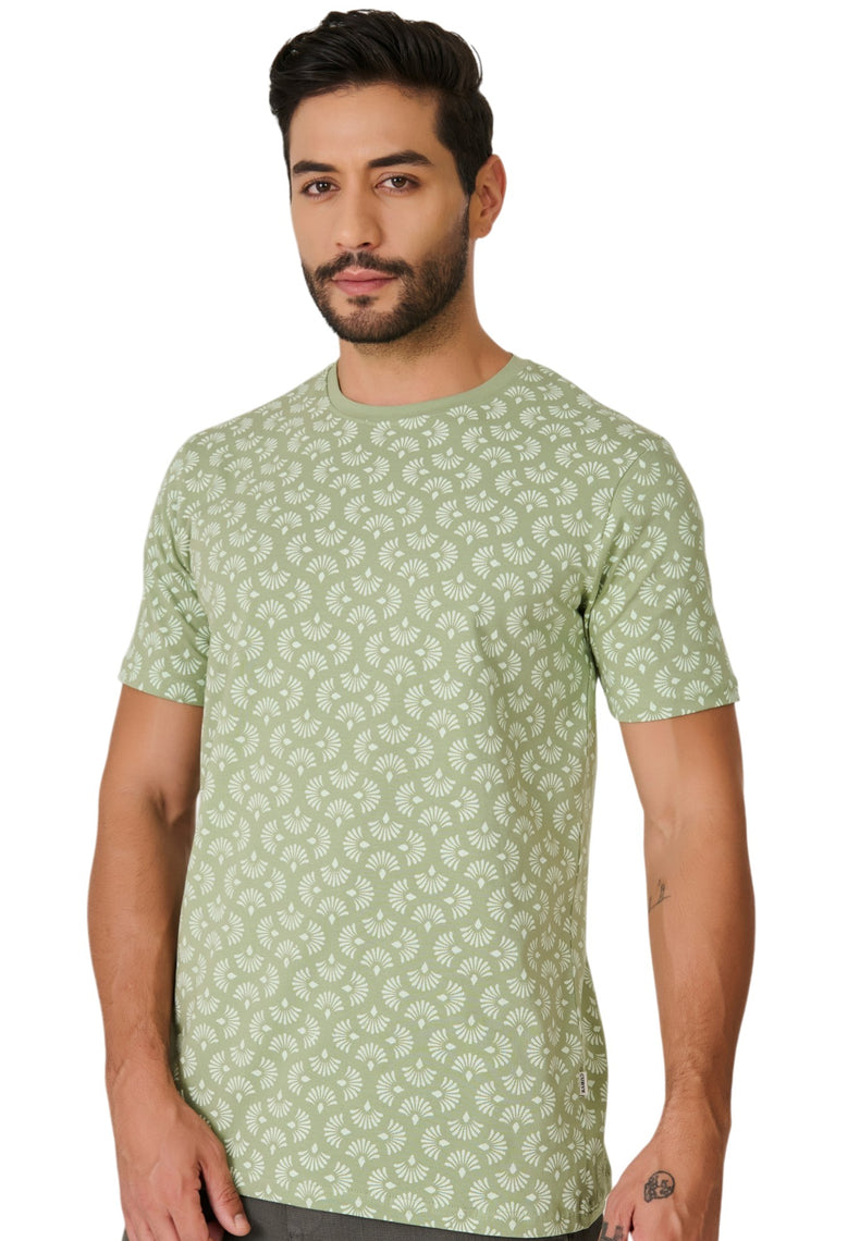 Pista Motif Print T-Shirt