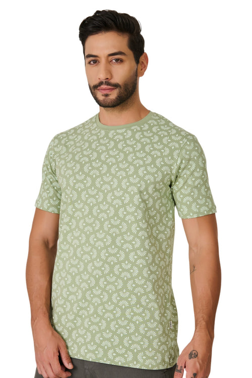 Pista Motif Print T-Shirt