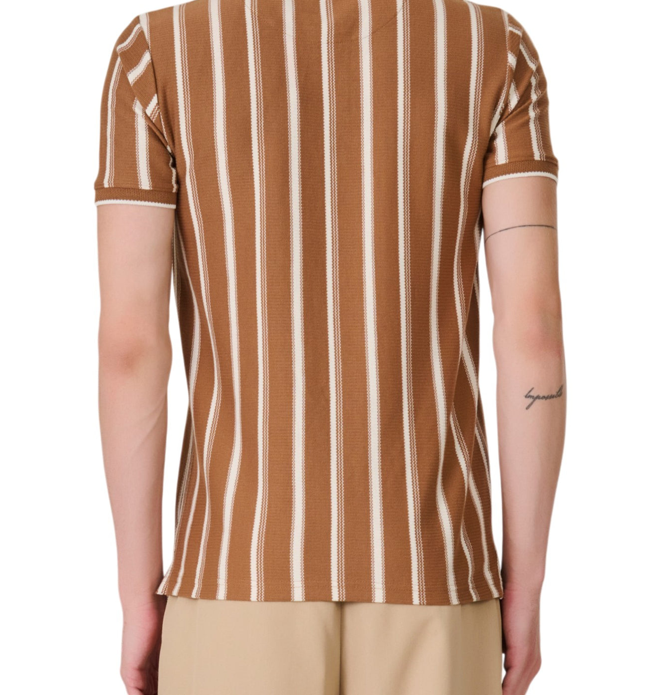 Mud Vertical Stripe Polo