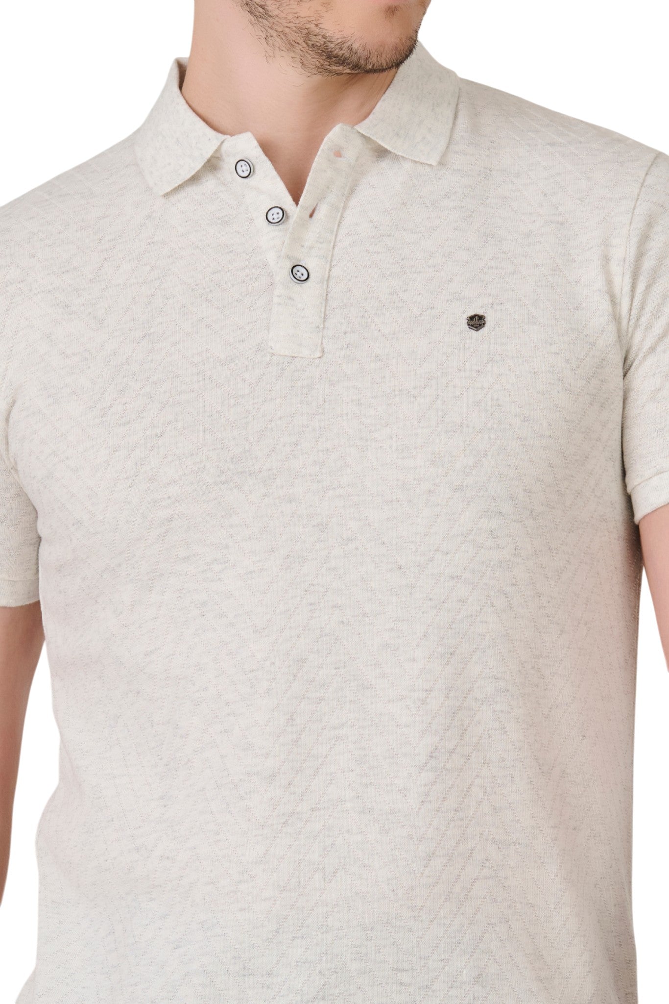 Buy Snowmil Chevron Polo T-Shirt Online Shopping view 2