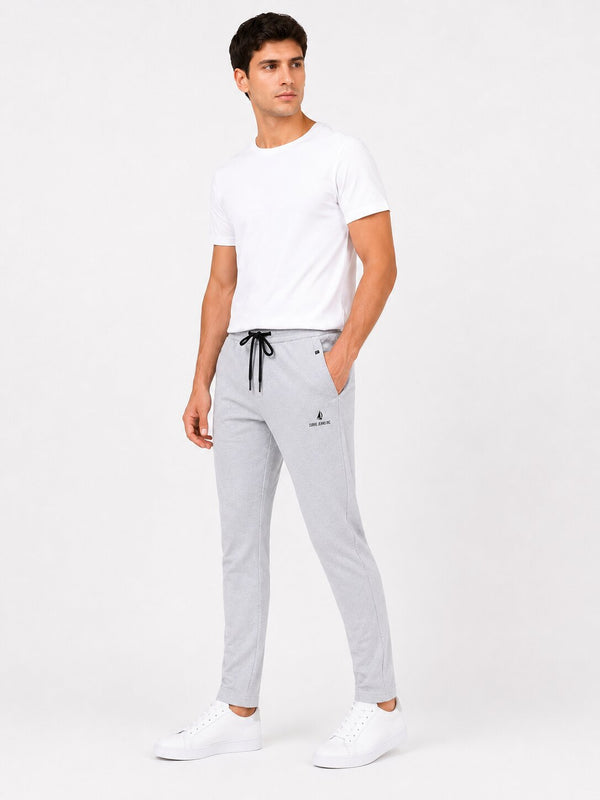 Light Grey Casual Trackpants