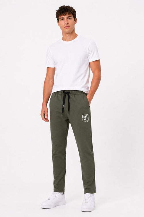 Olive Keep With Trackpants