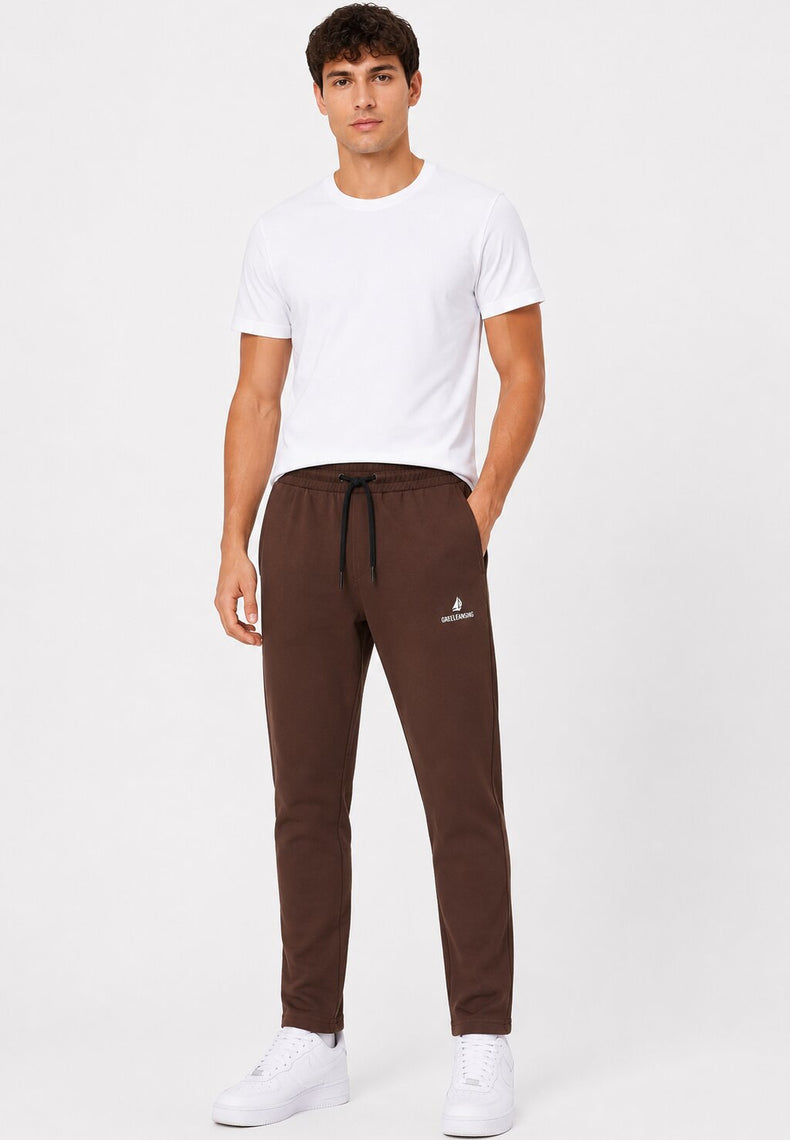 Brown Logo Trackpants