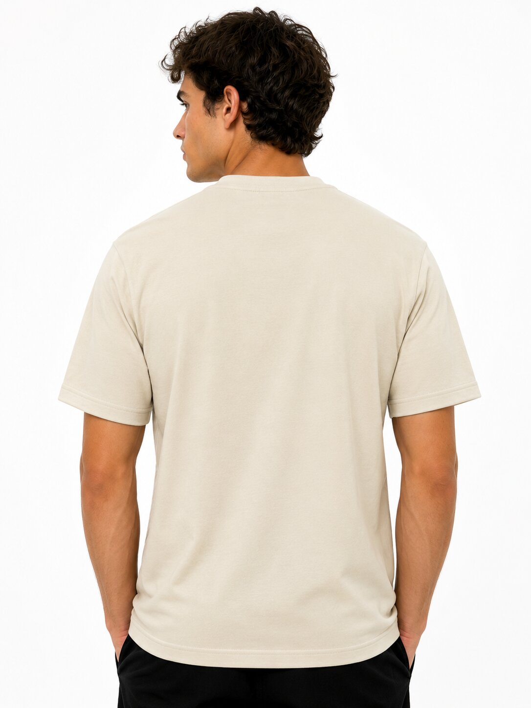 Buy Fawn Botanical Graphic T-Shirt Online Shopping view 2
