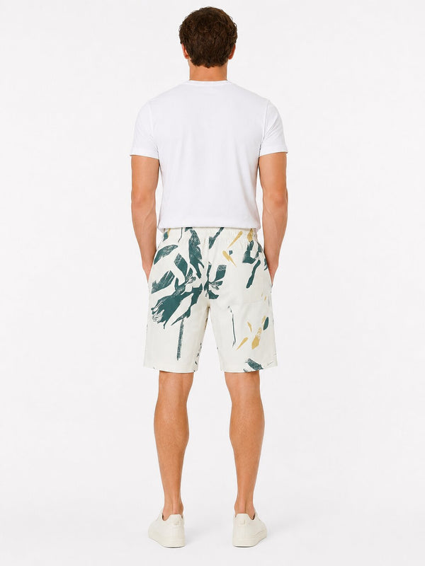 Abstract Print Casual Shorts