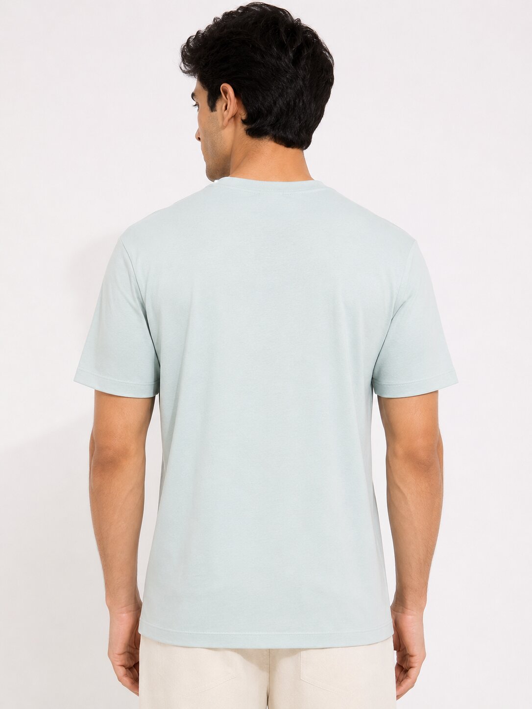 Buy Great Start Light Grey T-Shirt Online Shopping view 2