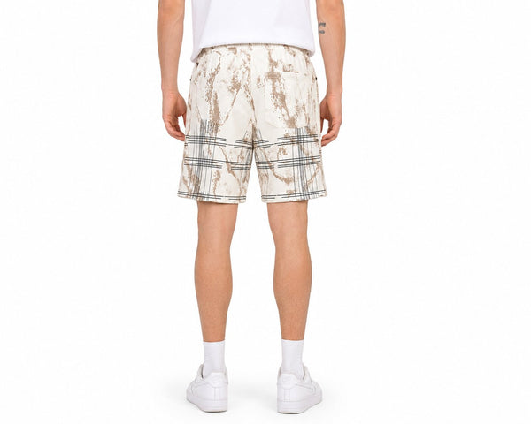 Abstract Print Casual Shorts