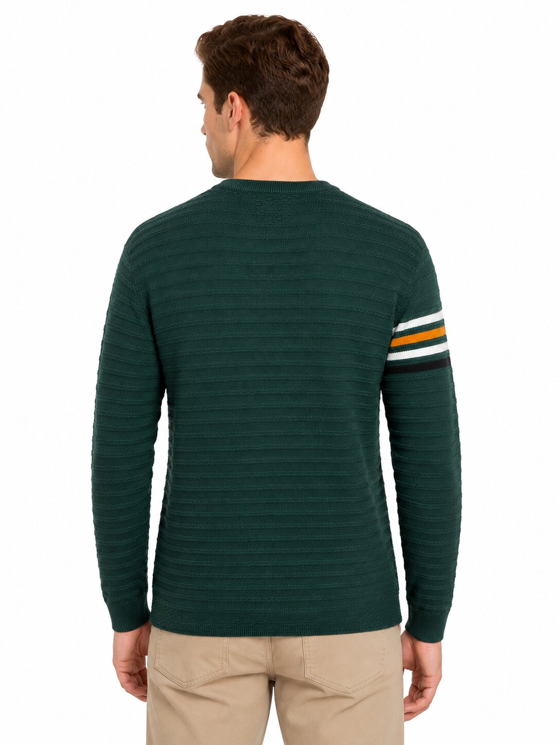 Buy Bottle Multicolor Stripe Sweater Online Shopping view 2