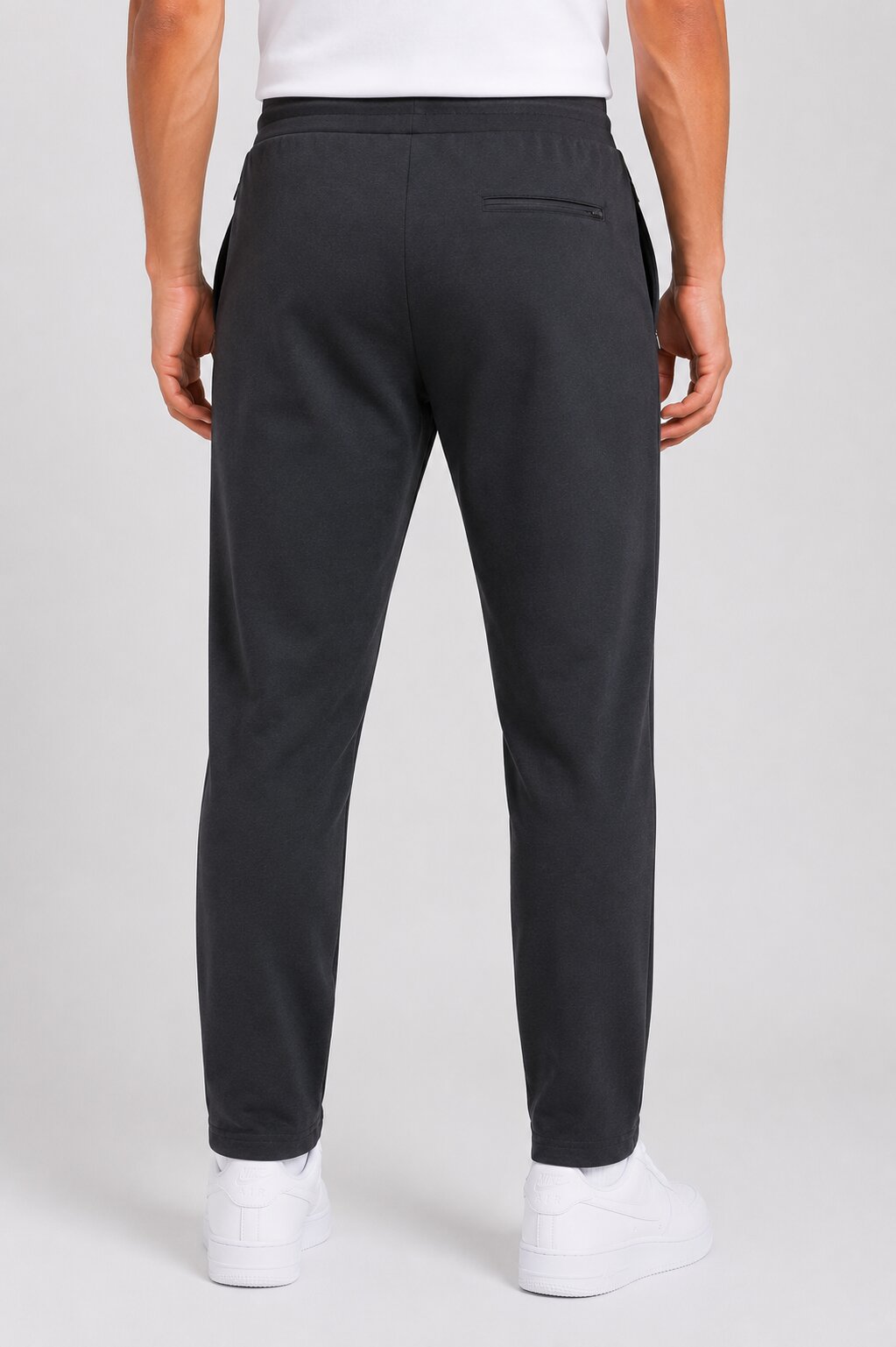 Buy Dark Grey Logo Trackpants Online Shopping view 2
