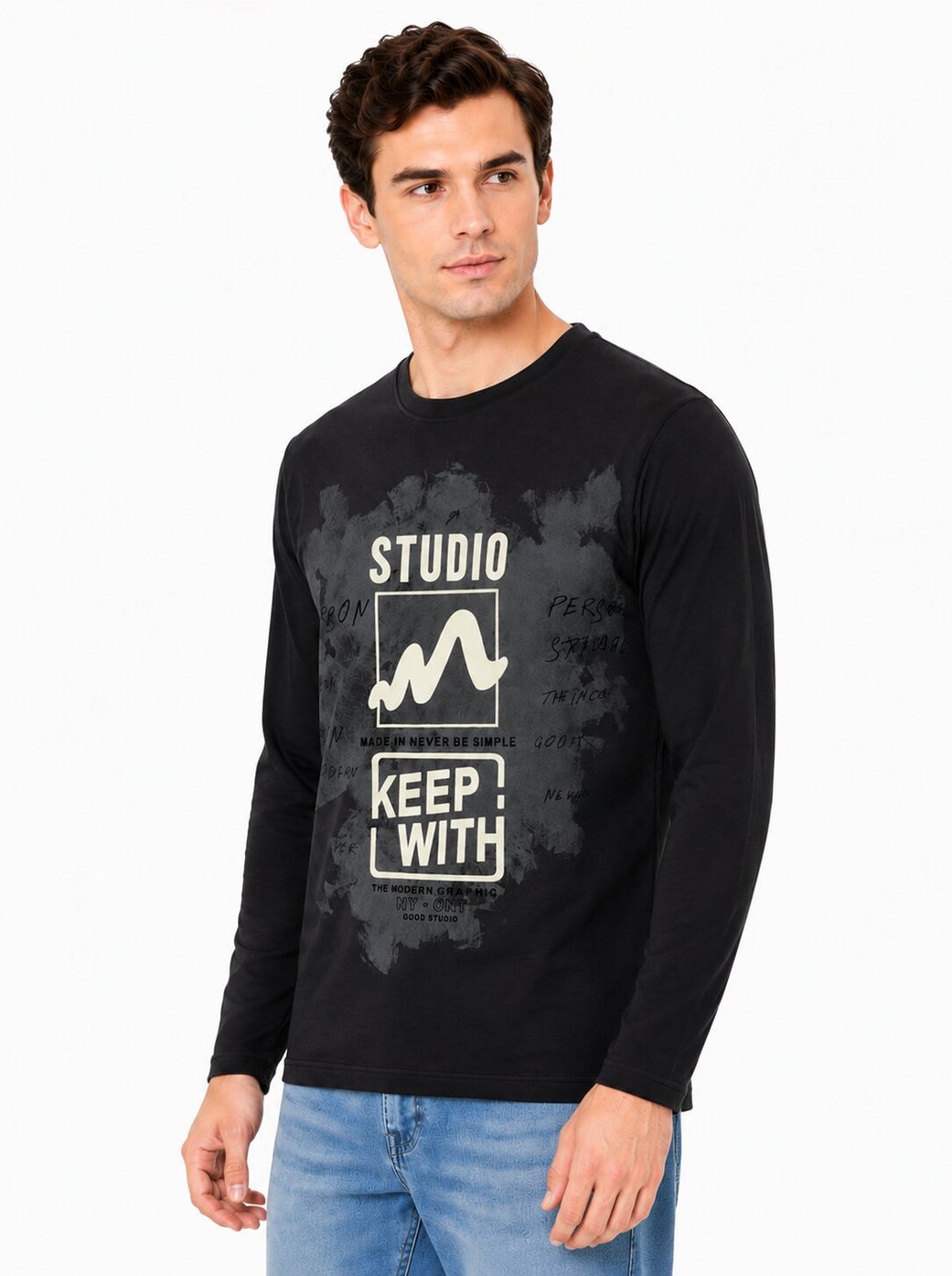 Black Studio Graphic T-Shirt