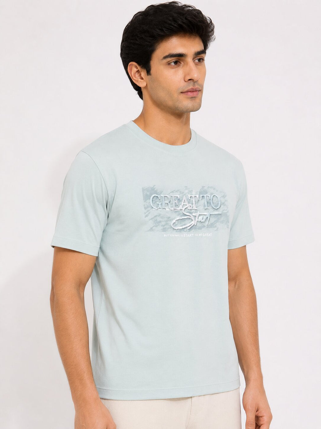 Great Start Light Grey T-Shirt