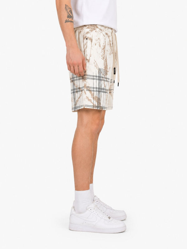 Abstract Print Casual Shorts
