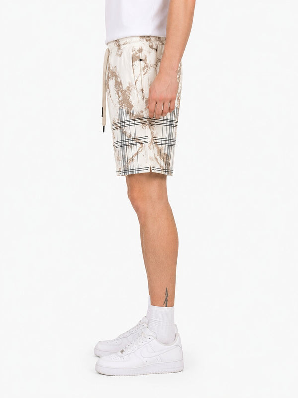 Abstract Print Casual Shorts