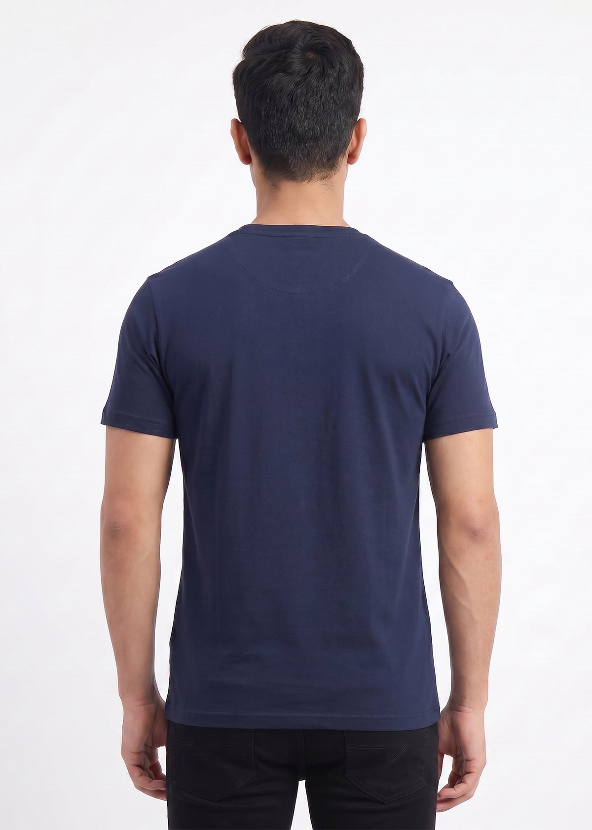 Buy Navy-vibes-graphic-tshirt Online Shopping view 2