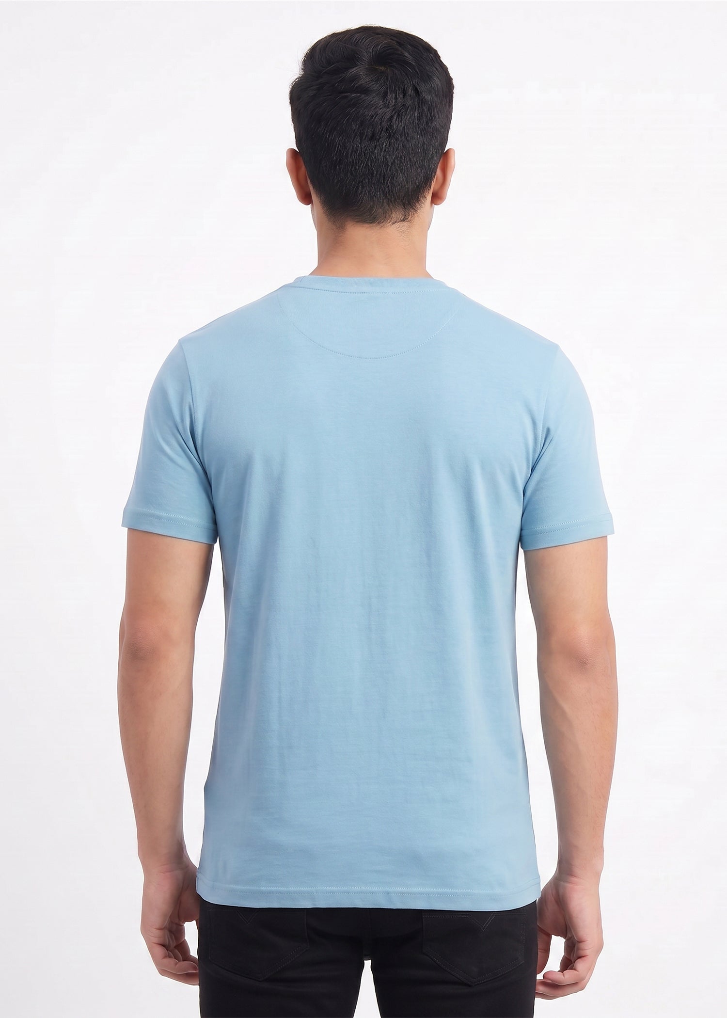 Buy N.blue-passionate-graphic-tshirt Online Shopping view 2
