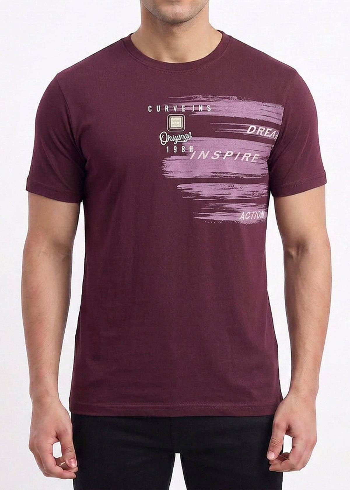 Buy Wine inspire-graphic-tshirt Online Shopping view 3