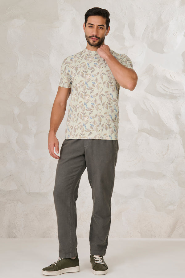 Painted Leaves T-Shirt - Green