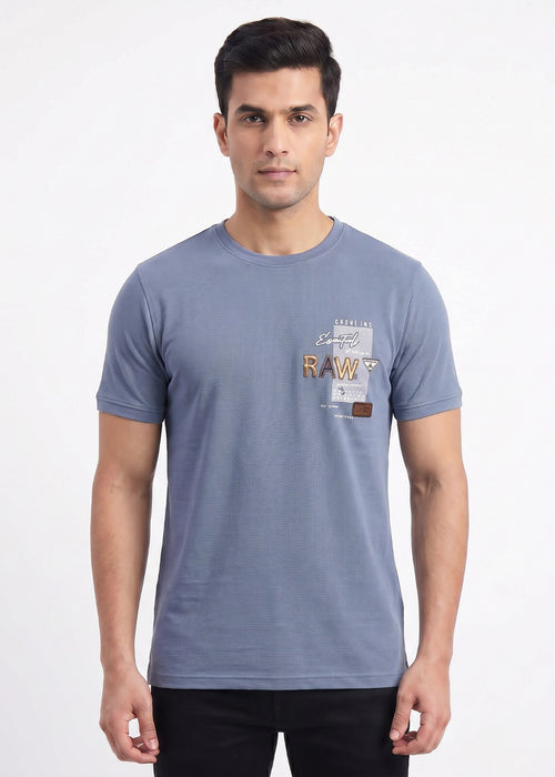 D.grey raw-graphic-tshirt
