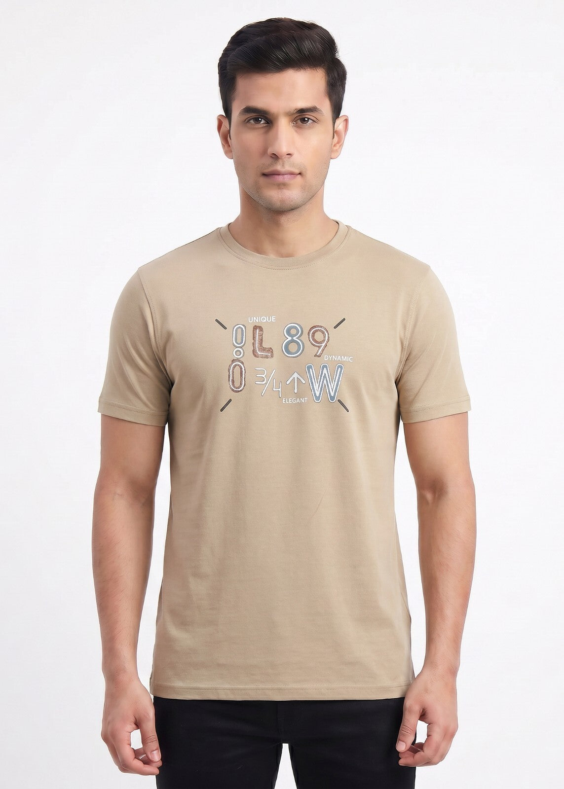 Buy Mouse-typography-print-cotton-tshirt Online Shopping view 1