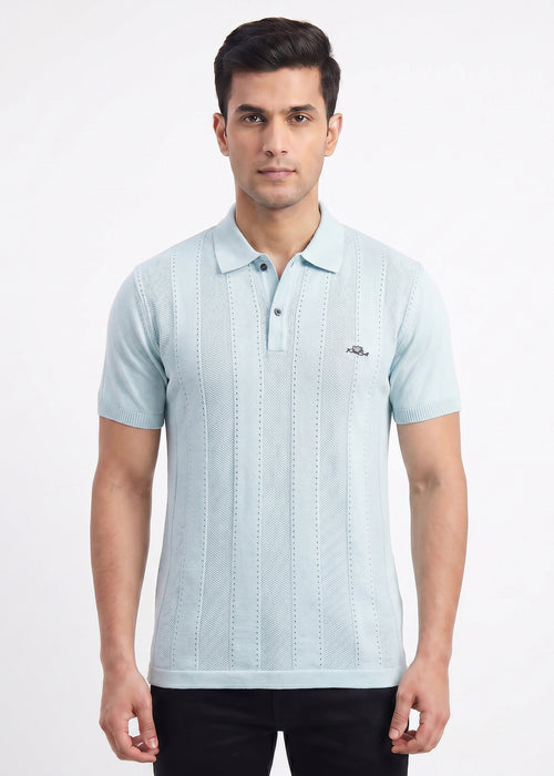 Skywalk-textured-polo-tshirt