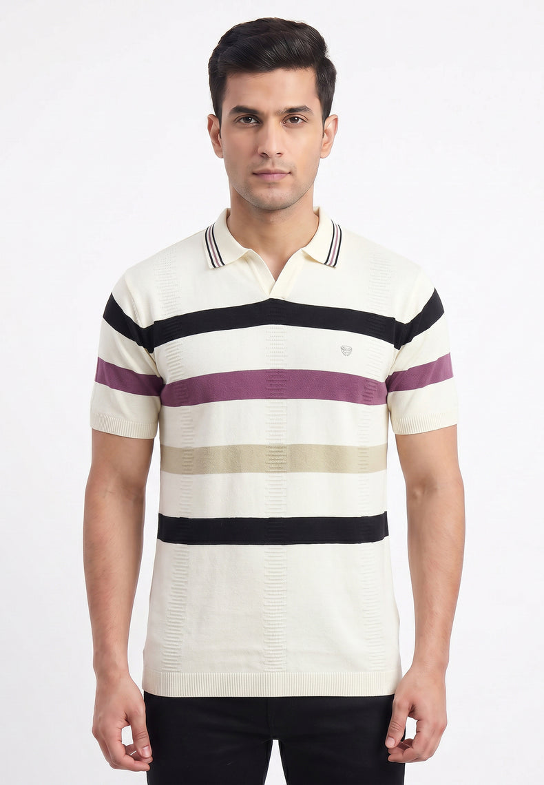 O.white-multicolor-striped-polo-tshirt