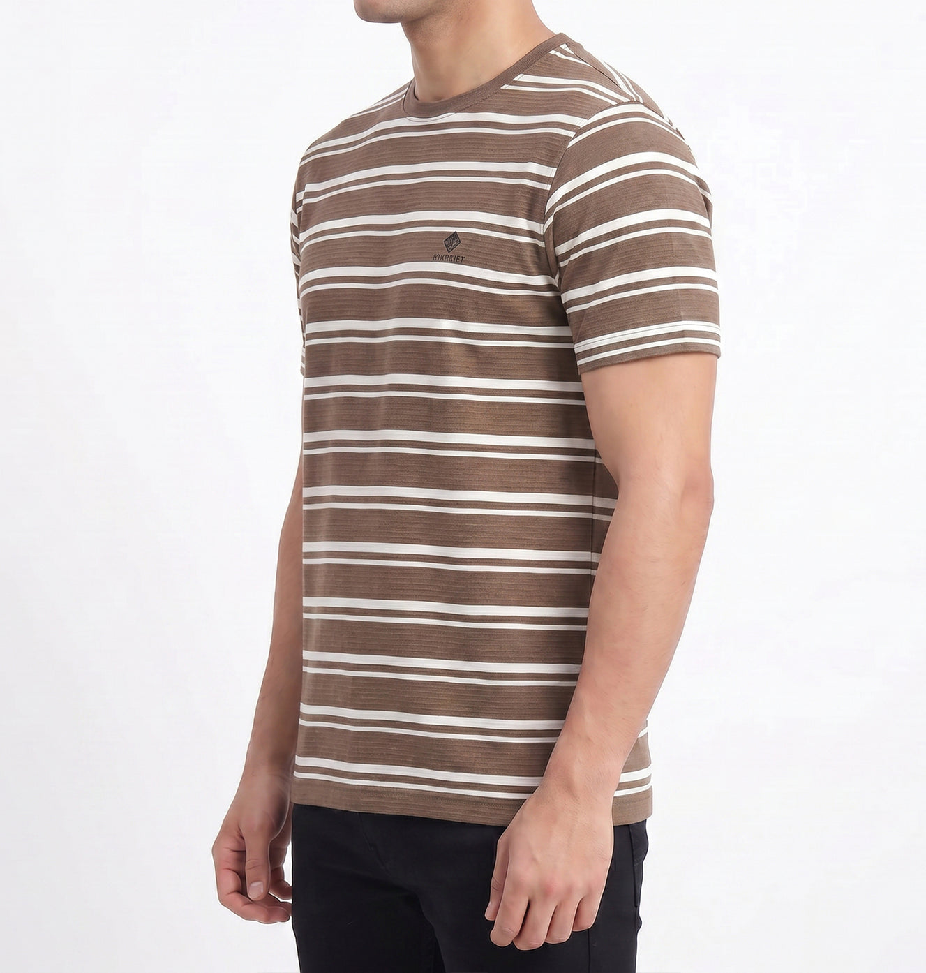 Brown Classic Stripe T-Shirt