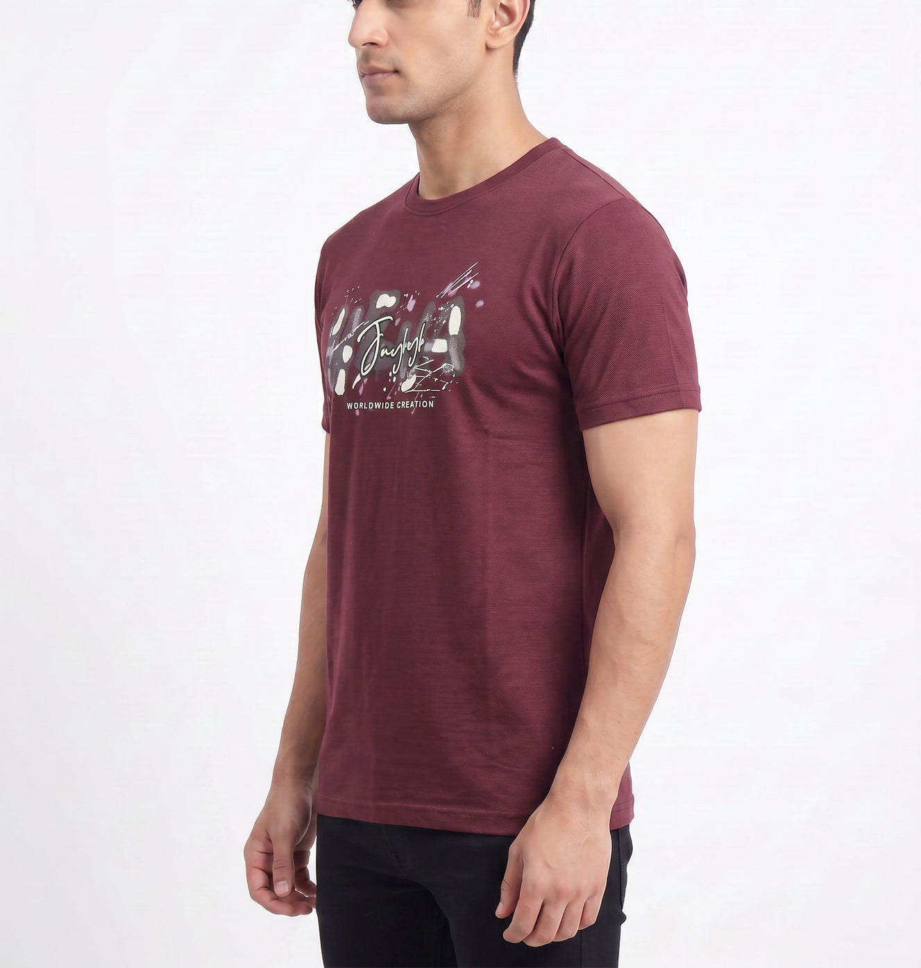 Wine Abstract Graphic T-Shirt