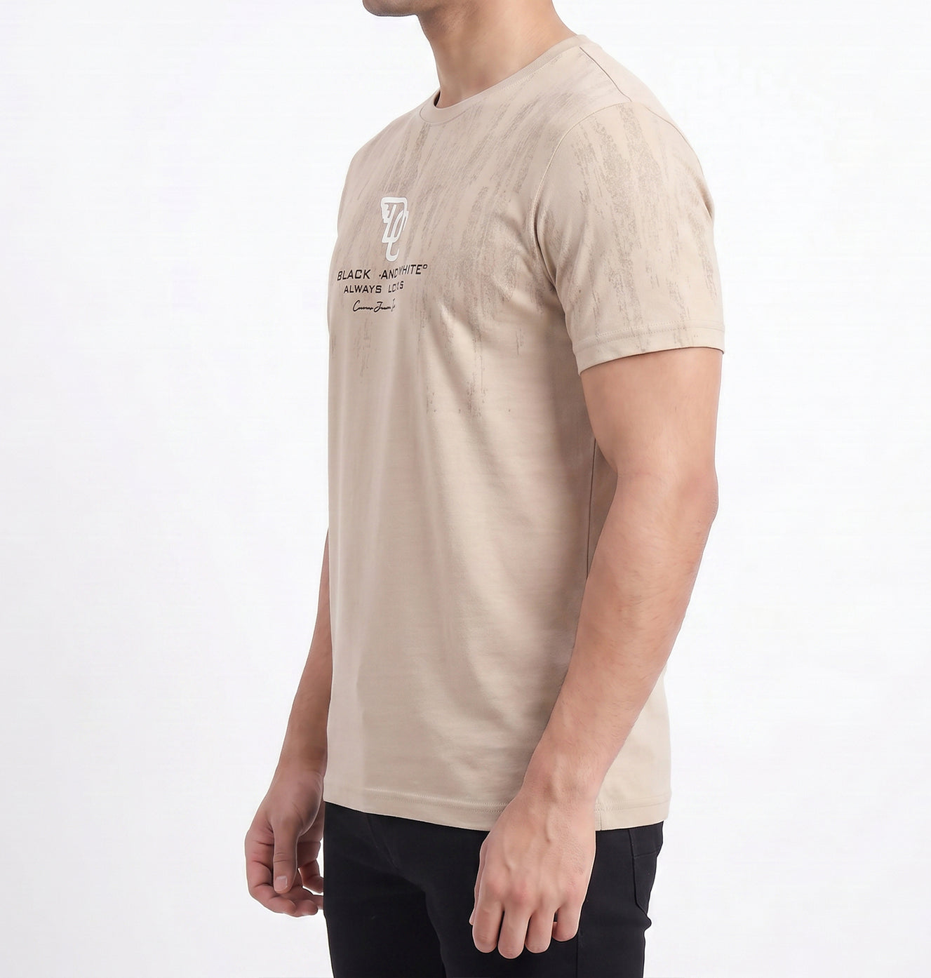 Khakhi-textured-graphic-tshirt
