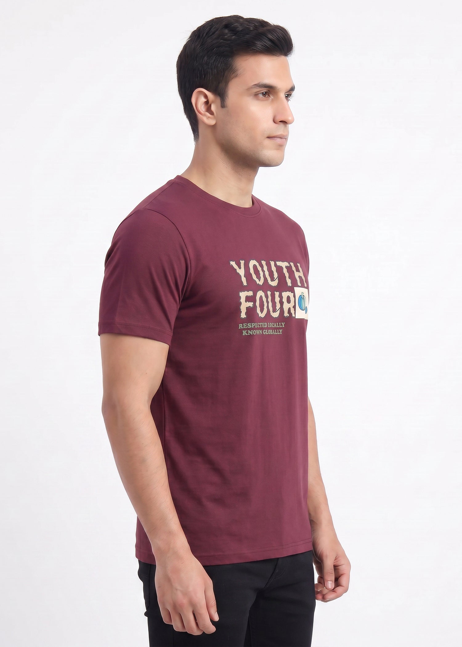 Buy Wine-youth-graphic-tshirt Online Shopping view 5
