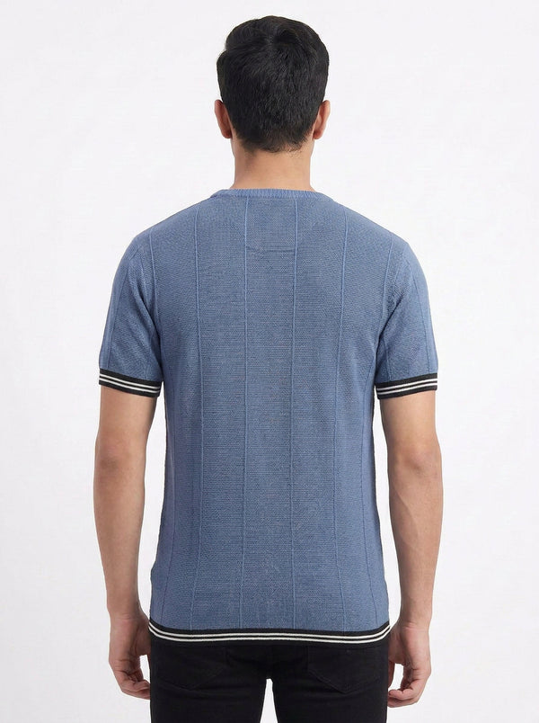 Airforce Textured Panel T-Shirt