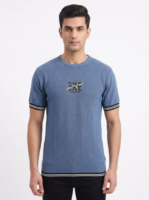 Airforce Textured Panel T-Shirt