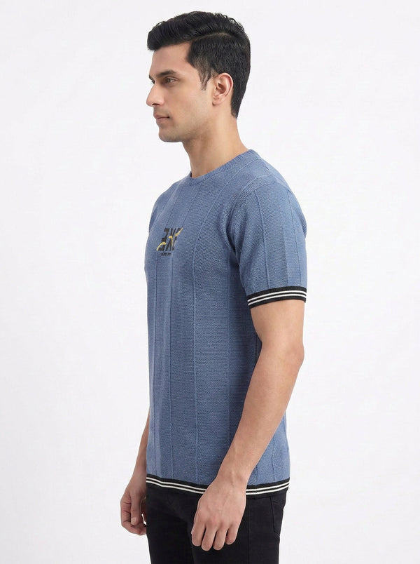 Airforce Textured Panel T-Shirt