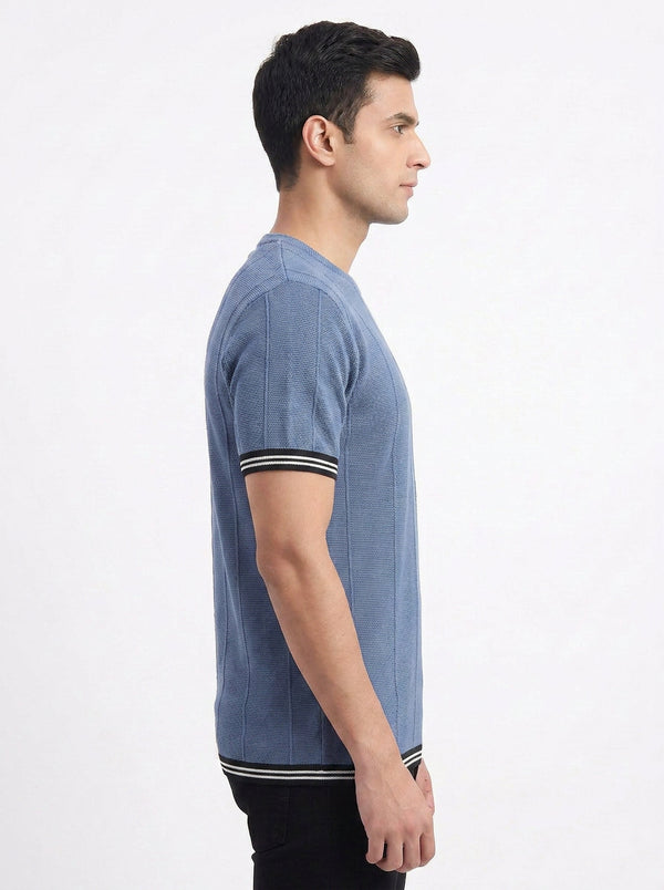 Airforce Textured Panel T-Shirt